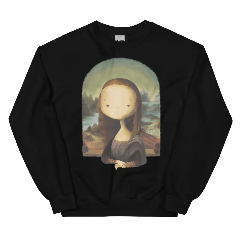 Super Sale zip-up gym hoodieMONALISA Unisex Classic Sweatshirt