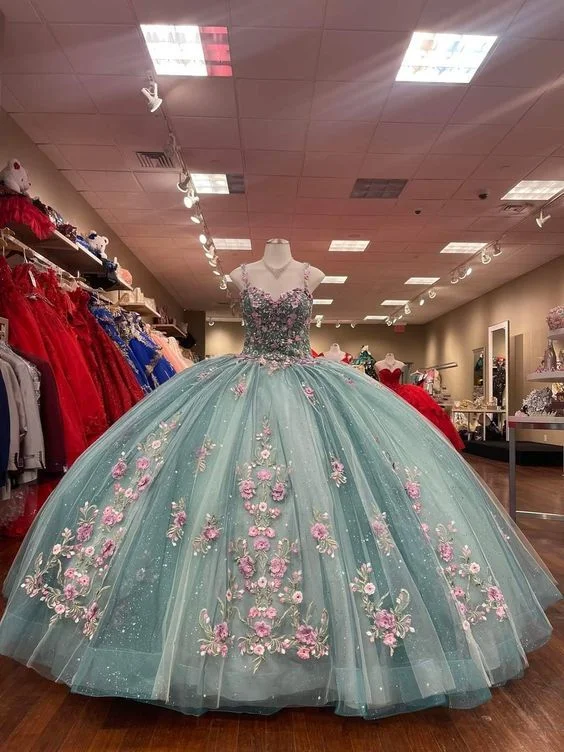 Mega Deal bodycon dressbodycon dressGlitter Sweetheart Spaghetti Strap Quinceanera Dresses Gorgeous 3D Flower Applique Beading Ball Gown Y4711 Mega Deal bodycon dressbodycon dressGlitter Sweetheart Spaghetti Strap Quinceanera Dresses Gorgeous 3D Flower Applique Beading Ball Gown Y4711