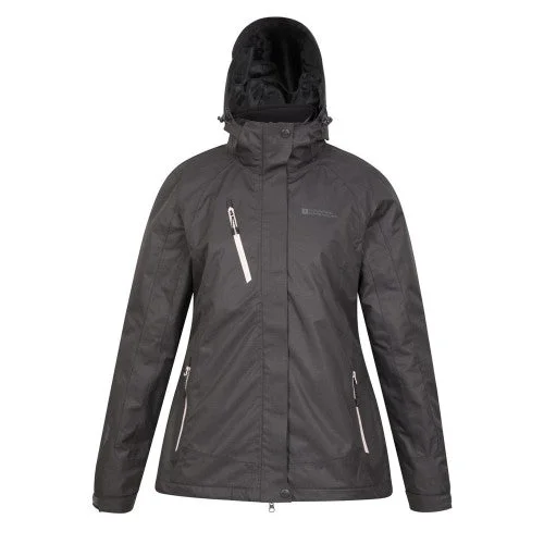Weekend Deal utility coatMountain Warehouse Womens/Ladies Bracken Melange 3 in 1 Jacket