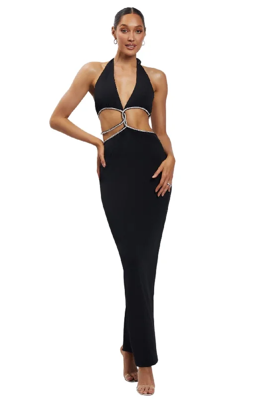 Don't Wait layered dresslayered dressMESHKI Nicha Cut Out Dress (Black) - RRP $189