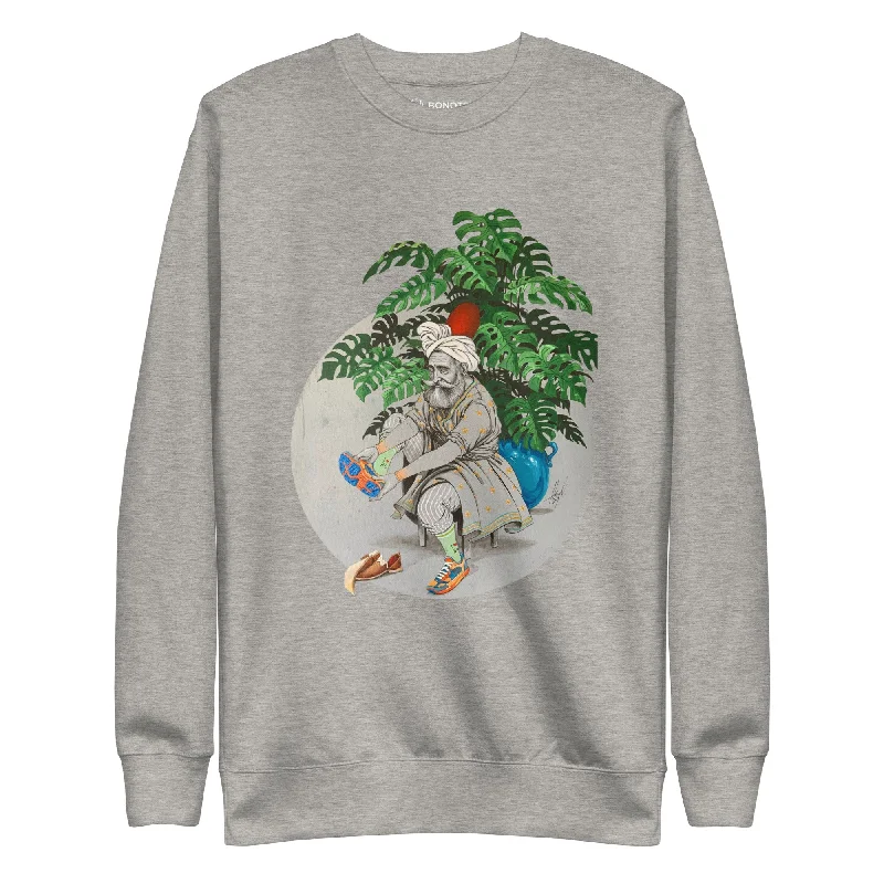 Hurry In bold workout sweatshirtIT'S ONE SMALL SIZE Unisex Crew Neck Sweatshirt