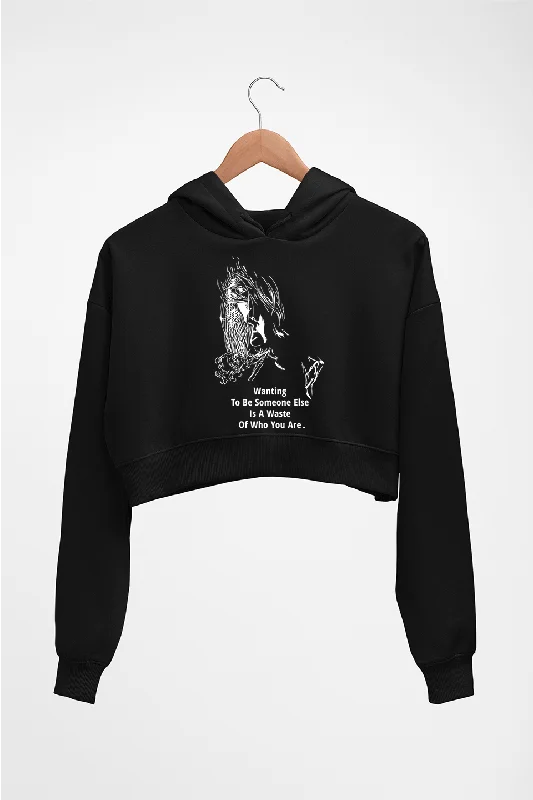 Great Bargains warm hooded sweatshirtKurt Cobain Crop HOODIE FOR WOMEN