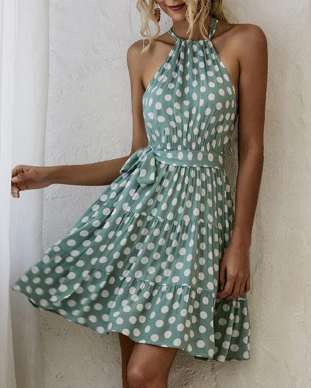 Best Bargains party-ready dressparty-ready dressSexy Polka Dot Print Dress Summer