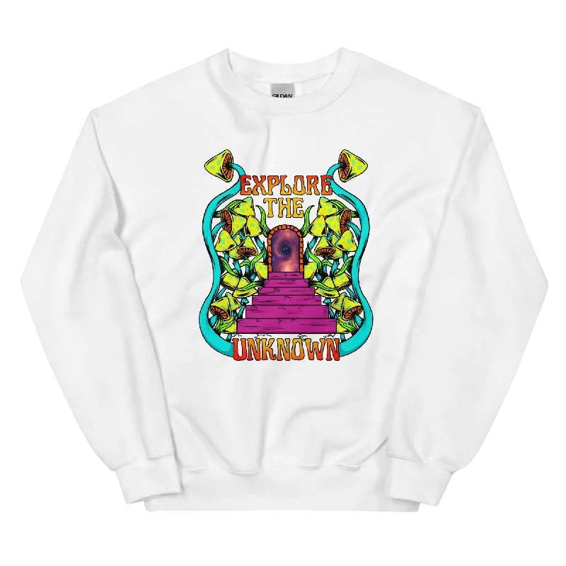 Special Discount athletic style hoodieExplore The Unknown Graphic Sweatshirt