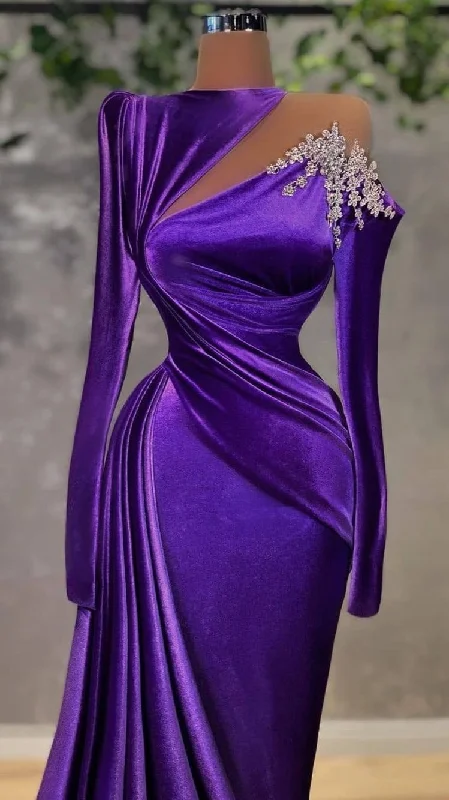 Now or Never relaxed fit dressrelaxed fit dressGlamorous Purple Velvet Evening Dress With Long Sleeves,Classy Purple Velvet Evening Gown Y729 Now or Never relaxed fit dressrelaxed fit dressGlamorous Purple Velvet Evening Dress With Long Sleeves,Classy Purple Velvet Evening Gown Y729