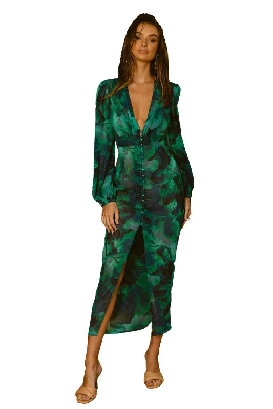 Limited Quantity ashionable dressashionable dressBUY IT RUNAWAY Calista Midi Dress (Green) Limited Quantity ashionable dressashionable dressBUY IT RUNAWAY Calista Midi Dress (Green)