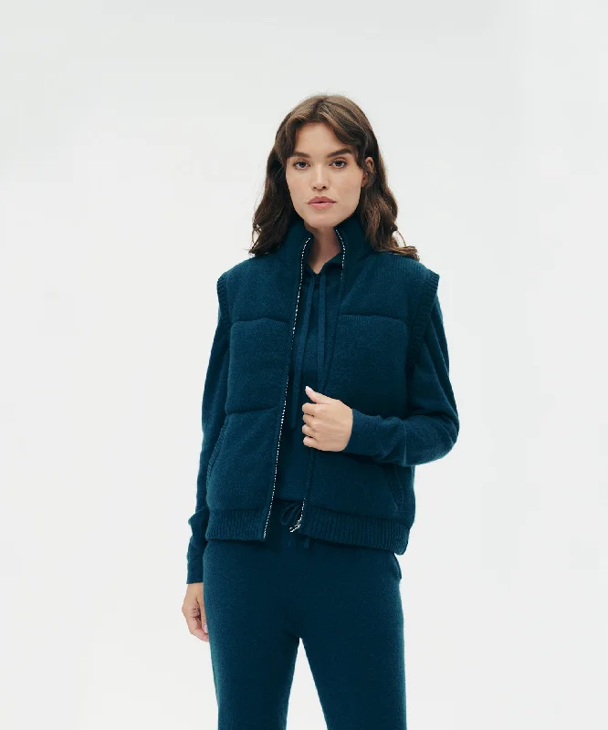 Act Now casual utility jacketMerino Cashmere Puffer Vest