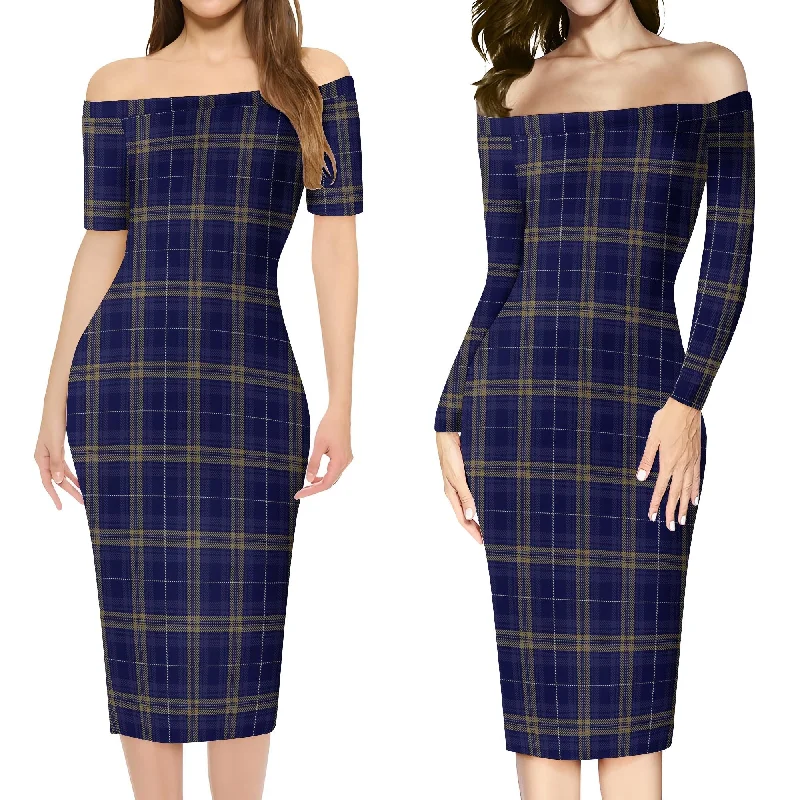 Today’s Deal Rhys of Wales Tartan Off Shoulder Lady Dress