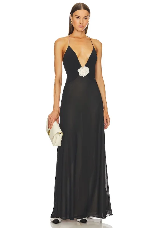 Amazing Deals midi dressmidi dressHELSA Slip Dress (Black)