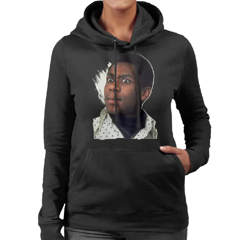 Closeout cozy pullover hoodieTV Times Lenny Henry 1976 Women's Hooded Sweatshirt