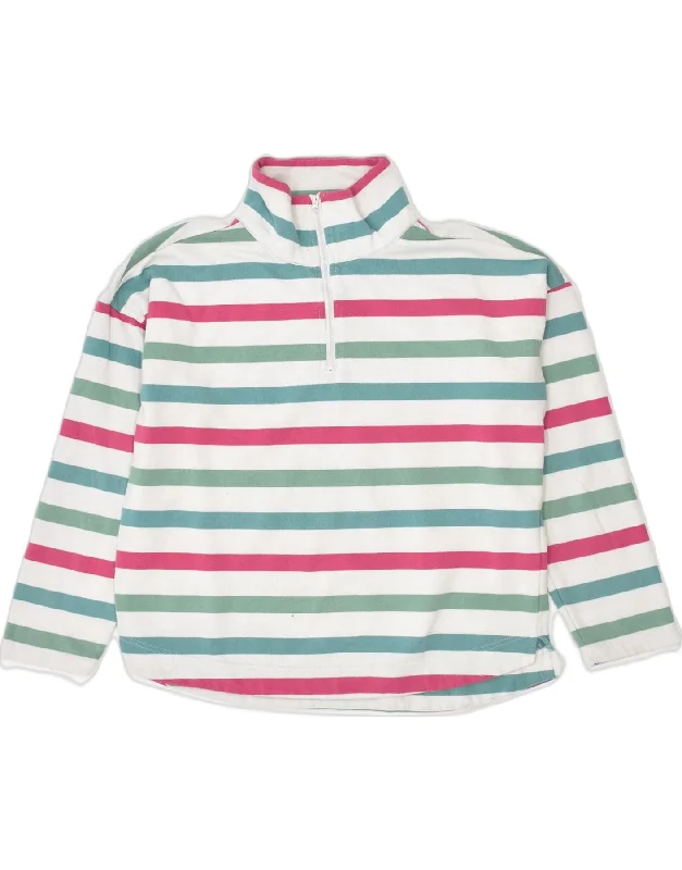 Price Drop slim fit hoodieTOM JOULE Womens Zip Neck Sweatshirt Jumper UK 12 Medium Multicoloured