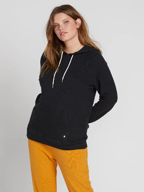 Fantastic Deals cozy workout hoodieLived In Lounge Plus Size Hoodie - Black