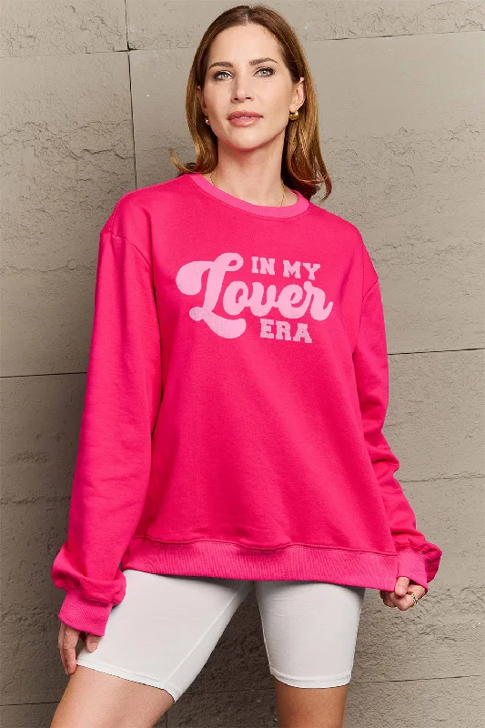 Season Finale Sale high-performance athletic hoodieSimply Love Full Size IN MY LOVER ERA Round Neck Sweatshirt Season Finale Sale high-performance athletic hoodieSimply Love Full Size IN MY LOVER ERA Round Neck Sweatshirt