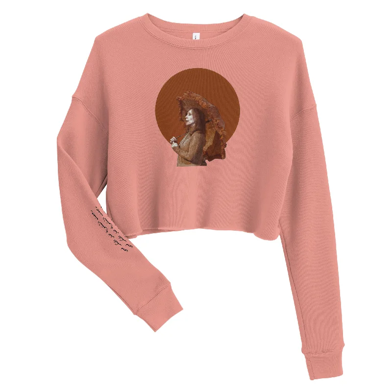 Deep Discounts gym ready hoodieMOON NEIGHBOR Women's Crop Sweatshirt