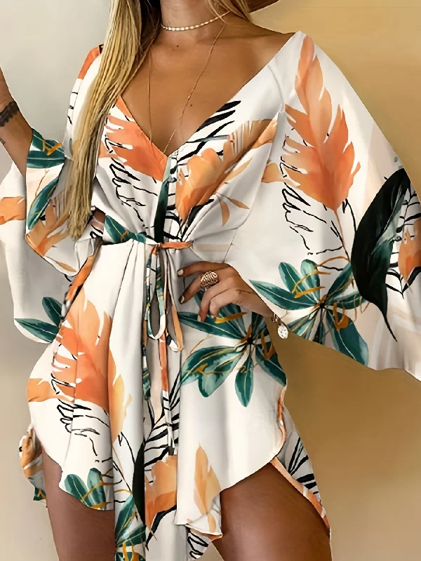 White Orange Leaves