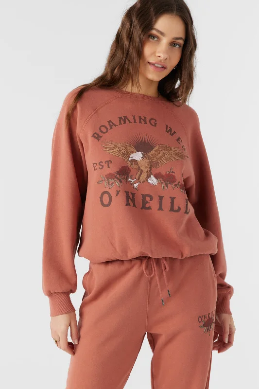 Low Prices athletic style hoodieO'Neill BOARDWALK CREWNECK FLEECE - CEDAR WOOD
