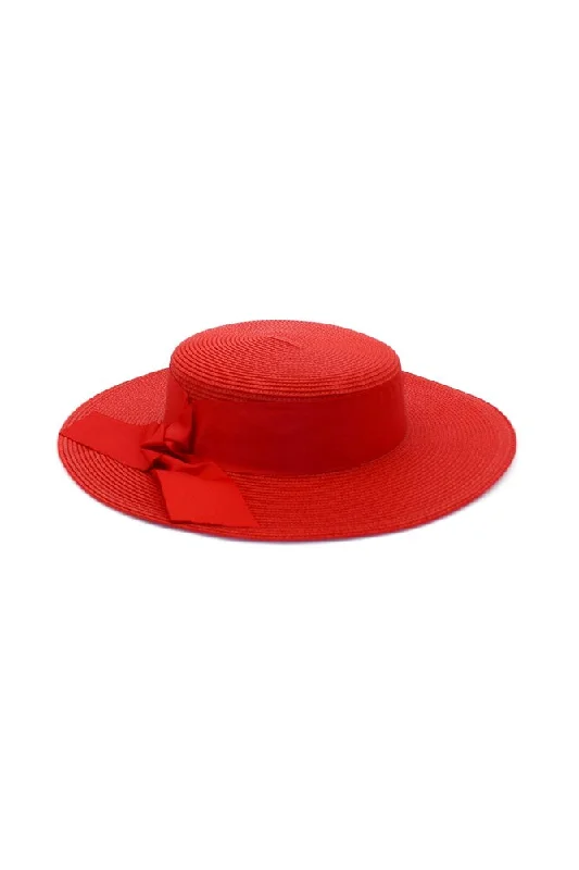 One-DAY Sale party-ready dressparty-ready dressMORGAN & TAYLOR Clarke Boater Hat (Red) One-DAY Sale party-ready dressparty-ready dressMORGAN & TAYLOR Clarke Boater Hat (Red)