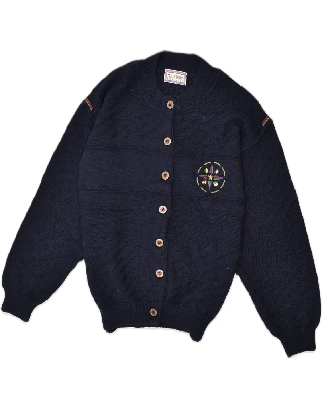 Lowest Price comfy hoodieJOCKEY Womens Cardigan Sweater UK 20 2XL Navy Blue Wool