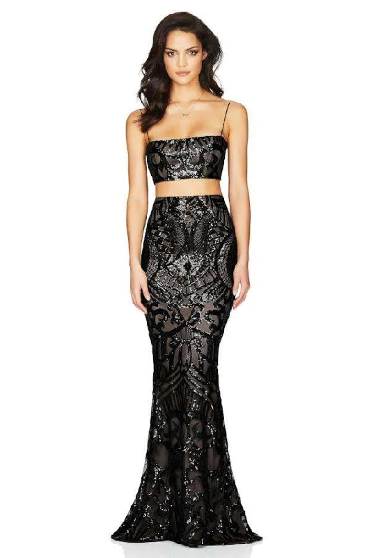 Price Meltdown party dressparty dressBUY IT NOOKIE Mon Cherie Two Piece Gown (Black)