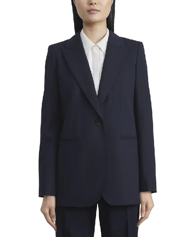 Bargain Bin fashion coat with hoodLafayette 148 New York Whitney Wool-Blend Jacket
