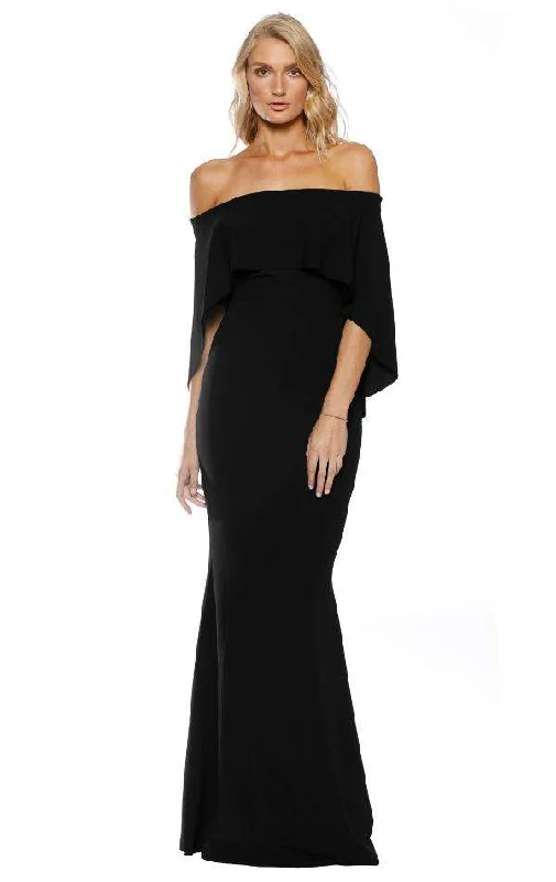 Price Blitz A-line dressA-line dressPASDUCHAS Composure Gown (Black) - RRP $389