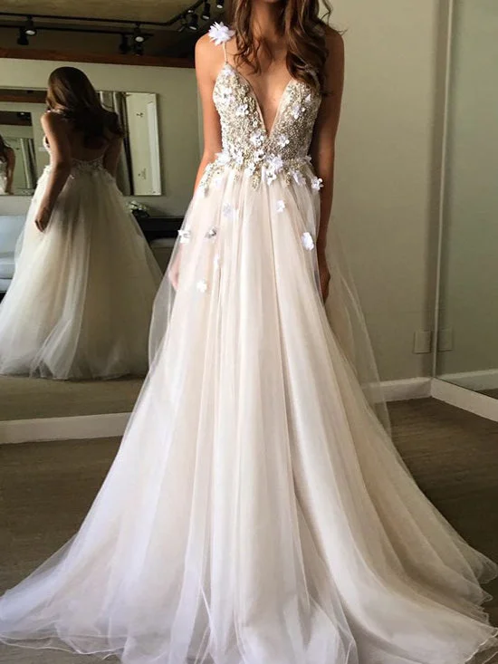 Flash Sale Sexy Prom Dresses Spaghetti Straps A-line Floor-length Chic Prom Dress/Evening Dress JKL290