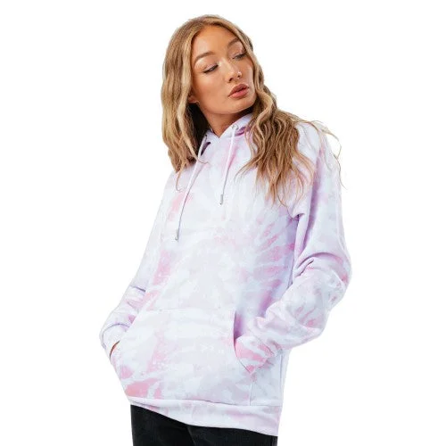 Huge Discounts urban activewear hoodieHype Womens/Ladies Tie Dye Pullover Hoodie