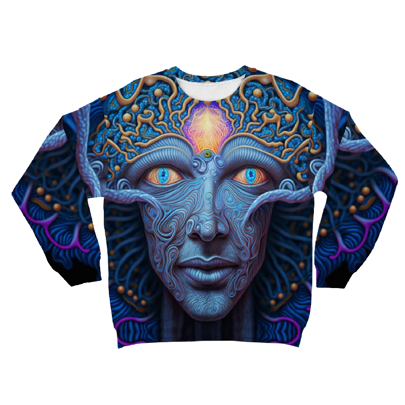 Mega Sale fitted workout hoodiePsi~ Face All Over Print Unisex Sweatshirt