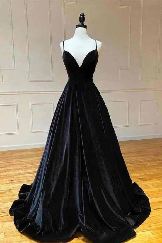 Deal of the Day ruched dressruched dressElegant A-Line V-Neck Spaghetti Straps Velvet Prom Dress Deal of the Day ruched dressruched dressElegant A-Line V-Neck Spaghetti Straps Velvet Prom Dress