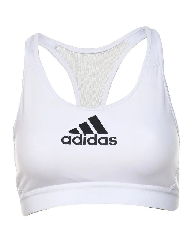Price Buster casual trench coatAdidas White Sports Bra - S