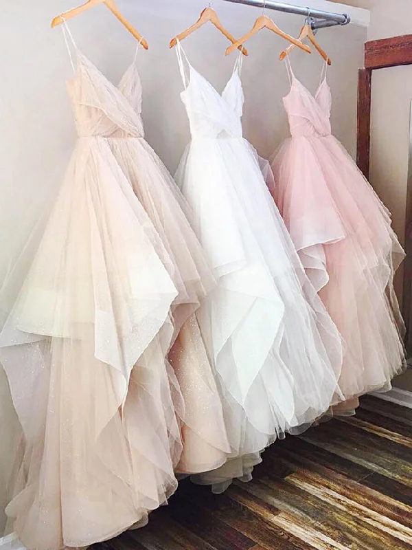 Buy More, Save More Sexy Chic Prom Dresses Ball Gown Spaghetti Straps Long Prom Dress/Evening Dress JKL047