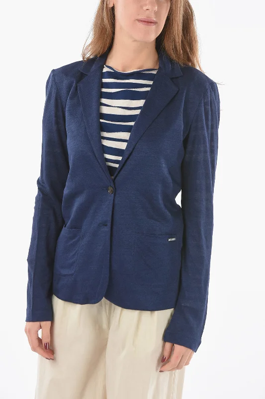 Overstock trendy jacketWoolrich Patch Pockets Linen SLUB 2-Buttons Blazer L Standard size Overstock trendy jacketWoolrich Patch Pockets Linen SLUB 2-Buttons Blazer L Standard size
