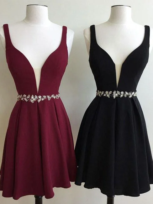 Exclusive Preview Beautiful Homecoming Dress Little Black Dresses Short Prom Dress Party Dress JK401