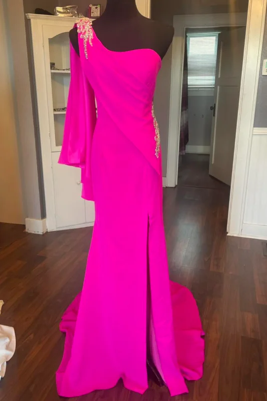 Limited Edition fitted cocktail dressfitted cocktail dressMermaid One Shoulder Long Sleeves Party Prom Dress Limited Edition fitted cocktail dressfitted cocktail dressMermaid One Shoulder Long Sleeves Party Prom Dress