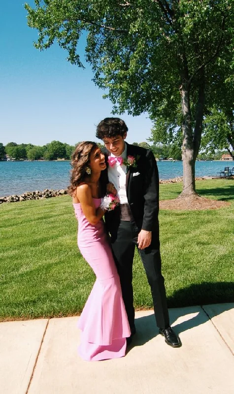 Major Savings vintage dressvintage dressMermaid Pink Long Prom Dress Charming Evening Dress Y275