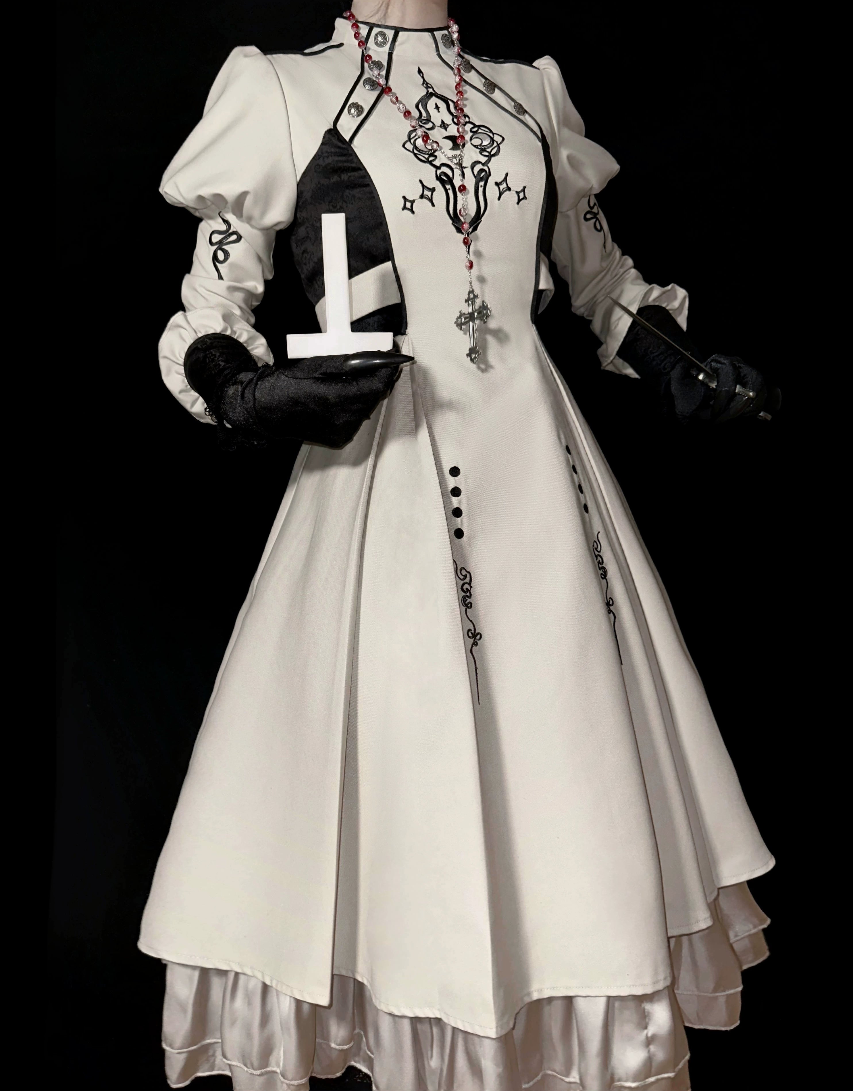 Best Bargains sleeveless dresssleeveless dressLetters from Unknown Star~Full Moon Charm~Gothic Lolita OP Dress Dark Themed Dress Short Style Best Bargains sleeveless dresssleeveless dressLetters from Unknown Star~Full Moon Charm~Gothic Lolita OP Dress Dark Themed Dress Short Style