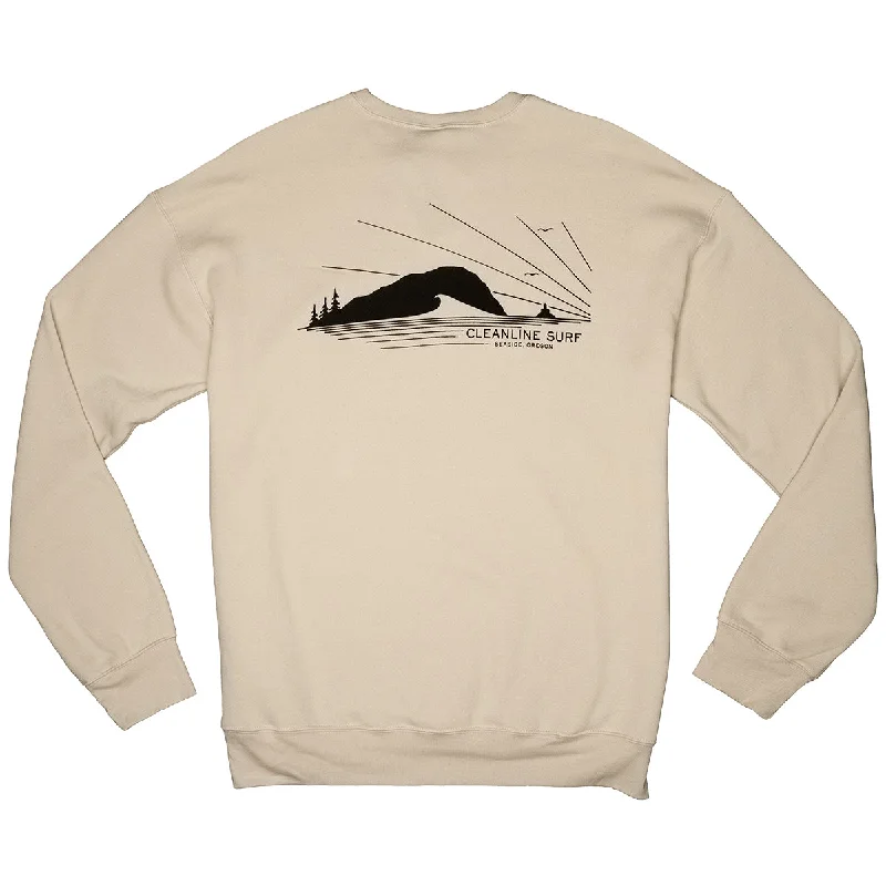 Seasonal Clearance lightweight fitness hoodieCleanline Tillamook Rays Sweatshirt