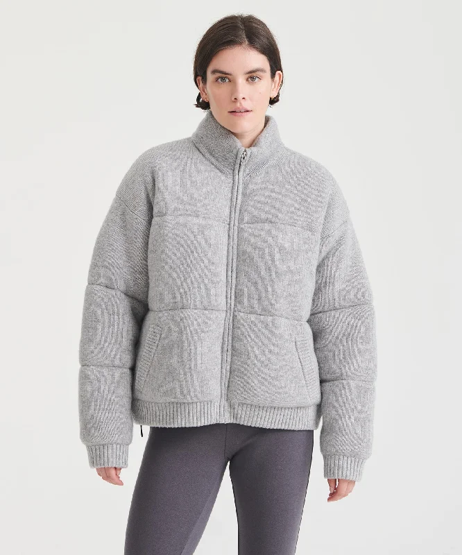Massive Deals graphic coatMerino Cashmere Puffer Jacket