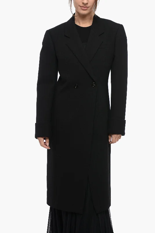 Bonus Savings cold weather coatBottega Veneta Half-lined Double-breasted Coat 42 Italian size Bonus Savings cold weather coatBottega Veneta Half-lined Double-breasted Coat 42 Italian size