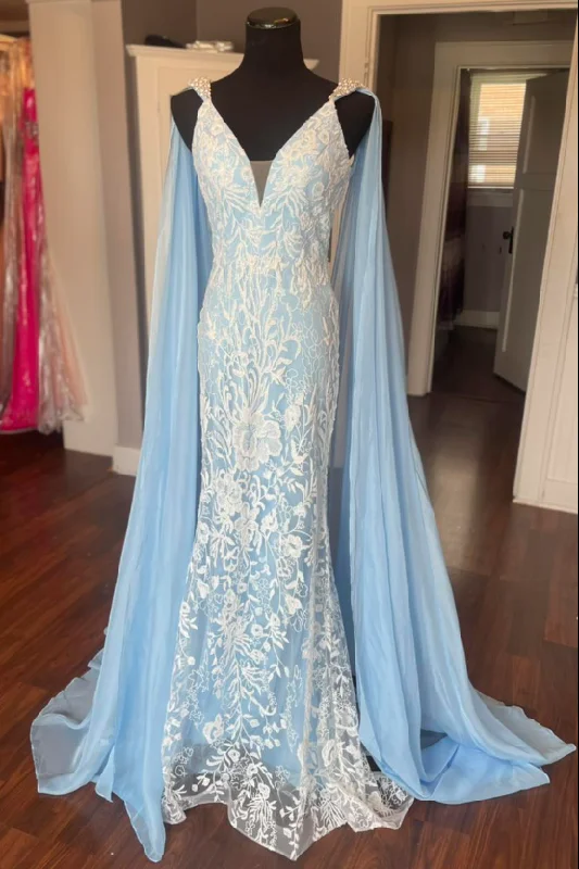 Early Access ashionable dressashionable dressLace Mermaid V-Neck Backless Formal Prom Dress With Bolero Early Access ashionable dressashionable dressLace Mermaid V-Neck Backless Formal Prom Dress With Bolero