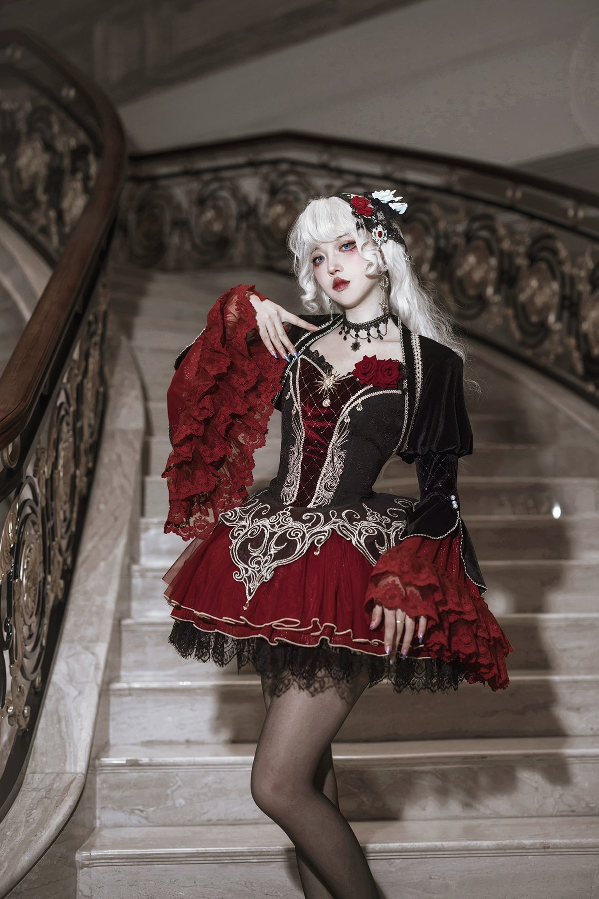 Reduced Prices floral wrap dressfloral wrap dressLetters from Unknown Star~Blood Feast~Gothic Lolita JSK Suit Daily Goth Dress Reduced Prices floral wrap dressfloral wrap dressLetters from Unknown Star~Blood Feast~Gothic Lolita JSK Suit Daily Goth Dress