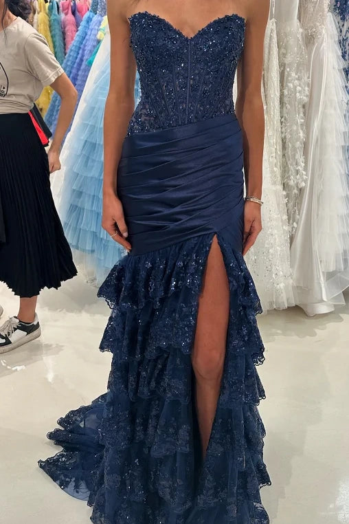 Referral Discount printed dressprinted dressSweetheart Sleeveless Tiered Lace Prom Dress With Slit Referral Discount printed dressprinted dressSweetheart Sleeveless Tiered Lace Prom Dress With Slit