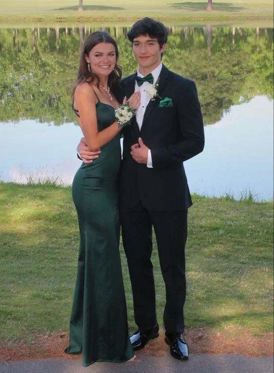 Deal Zone A-line dressA-line dressGreen Long Mermaid Prom Dresses Formal Evening Gowns Y1566