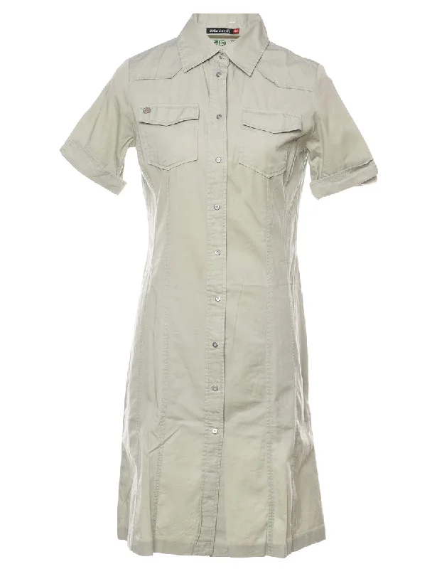 Online Only windbreaker jacketOlive Green Shirt Dress - M