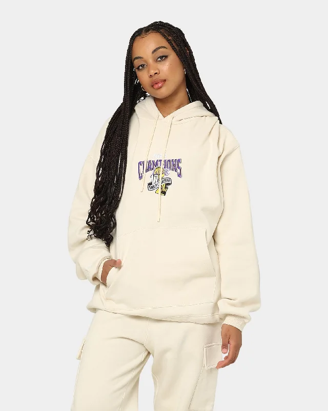 Year-End Sale warm pullover hoodieMitchell & Ness Los Angeles Lakers Anniversary Hoodie Khaki
