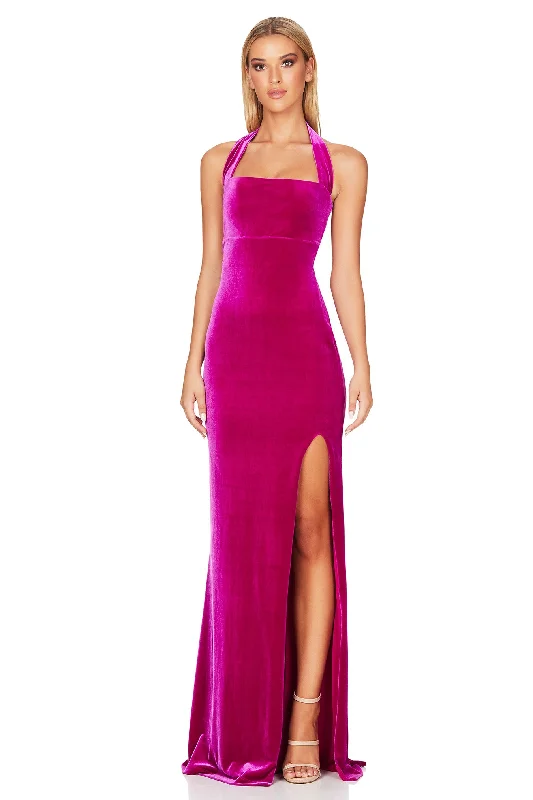 Now or Never ruched dressruched dressNOOKIE Vera Gown (Fuchsia Pink) - RRP $329