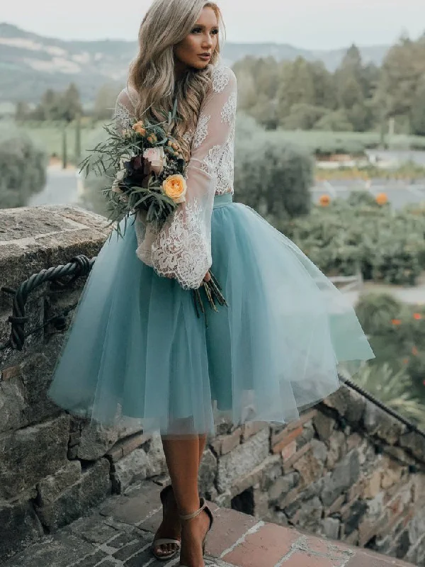 Markdowns Homecoming Dress Beautiful Two Pieces Lace Short Prom Dress Party Dress JKS059