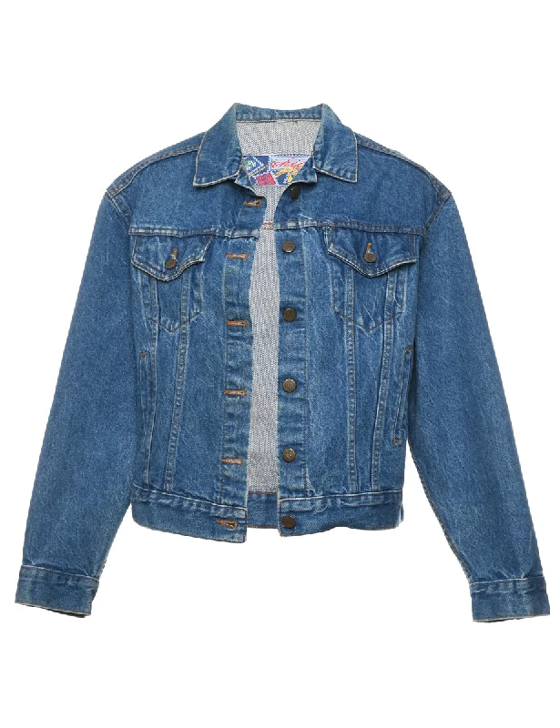 Year-End Clearance trendy puffer coatMedium Wash Classic Denim Jacket - M