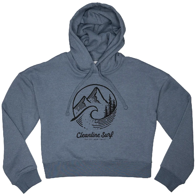 Limited Edition stylish performance hoodieCleanline Women's PNW Crop Pullover Hoodie Limited Edition stylish performance hoodieCleanline Women's PNW Crop Pullover Hoodie