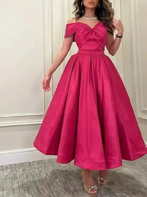 Special Price velvet dressvelvet dressA-Line Prom Dress Elegant Wedding Guest Dress Summer Ankle Length Sleeveless Off Shoulder Satin with Pleats Y4973 Special Price velvet dressvelvet dressA-Line Prom Dress Elegant Wedding Guest Dress Summer Ankle Length Sleeveless Off Shoulder Satin with Pleats Y4973